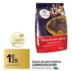 Carrefour Drive Carrefour - coeurs de pain d'épices offre