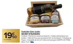 Carrefour Drive Canard - corbeille côté jardin offre