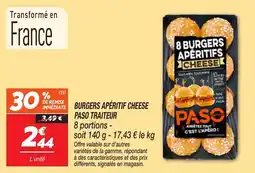 Netto Burgers apéritif cheese paso traiteur offre