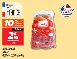 Netto Mini knacks netto offre