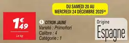 Netto Citron jaune offre