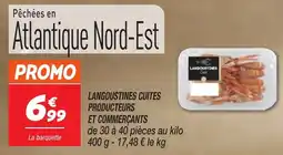 Netto Langoustines cuites producteurs et commerçants offre
