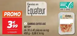 Netto Gambas cuites asc netto offre