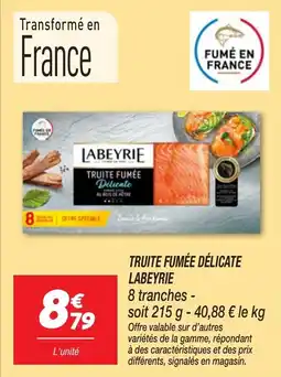 Netto Truite fumée délicate labeyrie offre