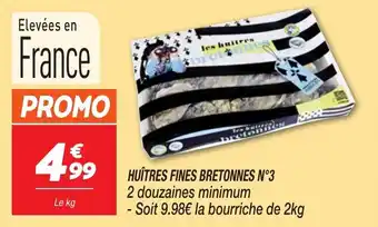 Netto Huîtres fines bretonnes n°3 offre