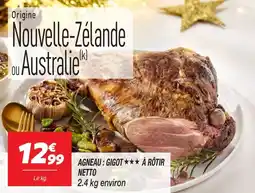 Netto Agneau gigot à rôtir netto offre
