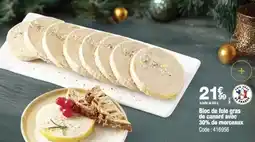 Promocash Canard - bloc de foie gras de avec 30% de morceaux offre