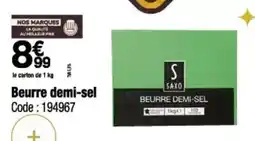 Promocash Nos - beurre demi-sel offre