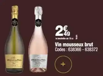 Promocash Brut - vin mousseux offre