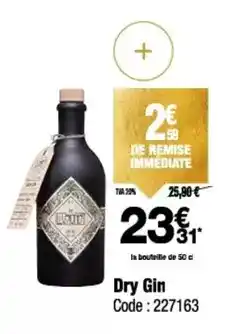 Promocash Dry gin offre