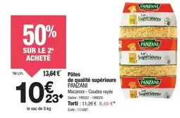 Promocash Panzani - pâtes de qualité supérieure offre