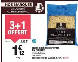 Promocash Frites allumettes préfriites offre