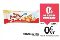 Promocash Kinder - bueno white offre
