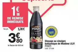 Promocash Ponti - glaçage au vinaigre balsamique de modène i.g.p offre