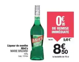 Promocash Marie - liqueur de menthe offre