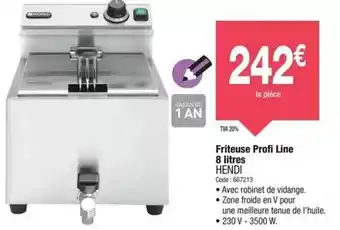 Promocash Hendi - friteuse profi line 8 litres offre