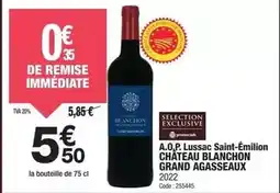 Promocash A.o.p. lussac saint-emilion offre