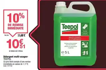 Promocash Teepol - détergent multi-usages offre