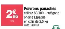 Promocash Poivrons panachés offre