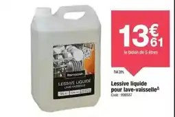 Promocash Lessive liquide pour lave-vaisselle offre