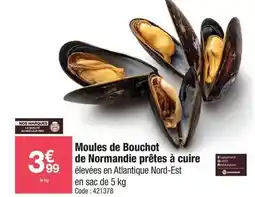 Promocash Moules de bouchot de normandie prêtes à cuire offre