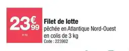 Promocash Filet de lotte offre