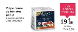 Promocash Cirio - pulpe dense de tomates offre