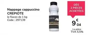 Promocash Nappage cappuccino offre
