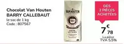 Promocash Callebaut - chocolat van houten offre