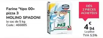 Promocash Molino spadoni - farine tipo 00 pizza 3 offre