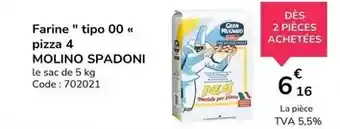 Promocash Molino spadoni - farine tipo 00 pizza 4 offre