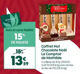 Truffaut Coffret hot chocolate noël offre