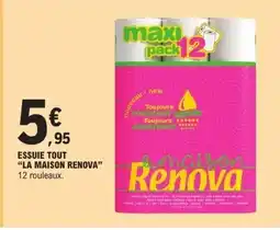 E.Leclerc RENOVA Essuie tout offre