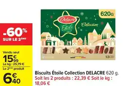 Carrefour Biscuits étoile collection delacre offre