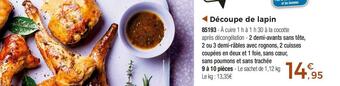 Thiriet Découpe de lapin offre