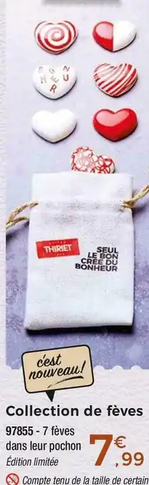 Thiriet Collection de fèves offre