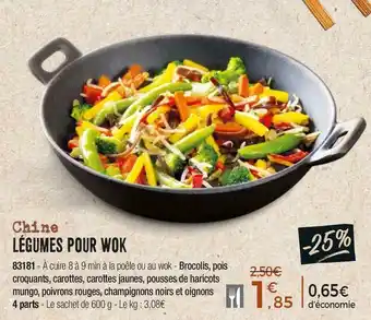Thiriet Légumes pour wok offre