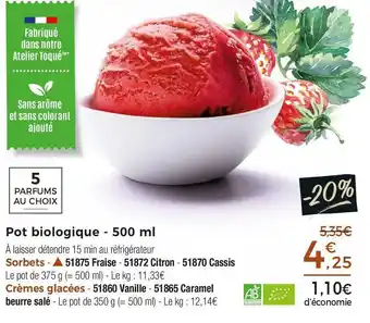 Thiriet Pot biologique offre