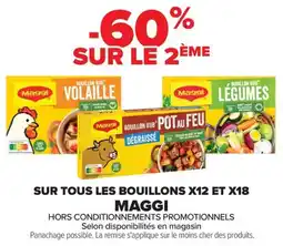 Carrefour SUR TOUS LES BOUILLONS X12 ET X18 MAGGI offre