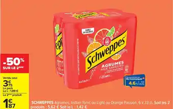 Carrefour Schweppes offre