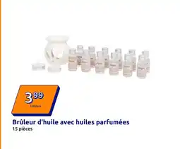 Action Na! - bruleur d'huile avec huiles parfumées offre