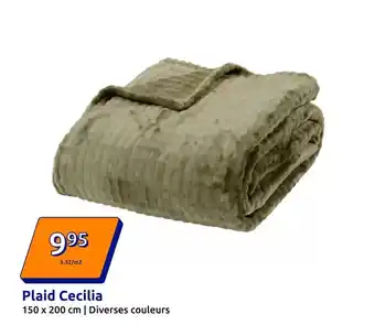 Action Plaid cecilia offre