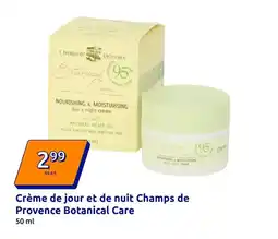 Action Care - crème de jour et de nuit champs de provence botanical offre