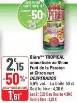 G20 Desperados - bière offre