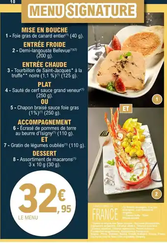 E.Leclerc Menu siganture offre