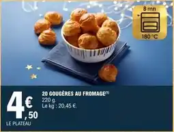 E.Leclerc 20 gougères au fromage offre