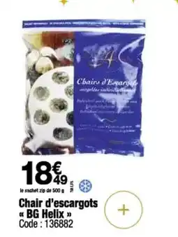 Promocash Chair d'escargots offre