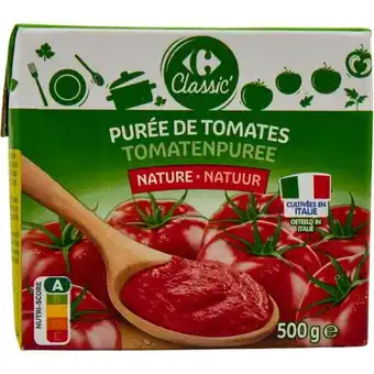 Carrefour Carrefour classic' purée de tomates offre