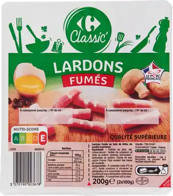 Carrefour Carrefour classic' lardons offre