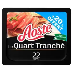 Carrefour Aoste quart tranché de jambon sec offre